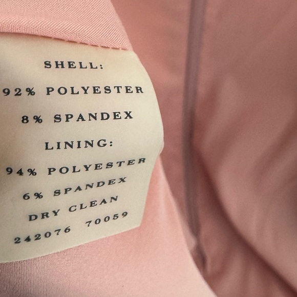 Ann Taylor Pink Watercolor Sunset Silky Dress, Size 10, Medium - Picture 6 of 6